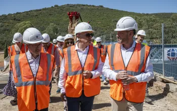 Visita SEMA Obras Embalse Gasset. 31.07.2024