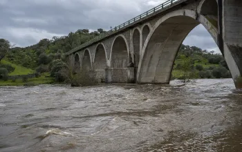 Borrasca Laurence, Río Ardila. 2025.